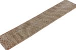 Vintage Zeki Müren runner in Beige-Brown Geometric Pattern | Area Rug in Rugs by Rug and Kilim