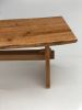 Live Edge Trestle Bench | Benches & Ottomans by Brian Holcombe Woodworker. Item composed of wood
