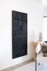 Wood Wall Panel, Black Wooden Wall Panel, Large Wood Art | Wall Sculpture in Wall Hangings by Blank Space Studios. Item made of oak wood works with modern style