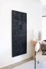Wood Wall Panel, Black Wooden Wall Panel, Large Wood Art | Wall Sculpture in Wall Hangings by Blank Space Studios. Item made of oak wood works with modern style