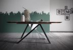 Metal Dining Table | Tables by ETAMORPH. Item composed of oak wood and steel