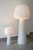Diamond Grid Floor Light 160 White | Floor Lamp in Lamps by ADAMLAMP. Item composed of synthetic in minimalism or contemporary style
