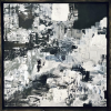 "filling the void" (sold) | Oil And Acrylic Painting in Paintings by VISCERAL HOME STUDIO. Item composed of wood & canvas compatible with boho and japandi style