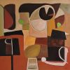 Topographie du rêve | Oil And Acrylic Painting in Paintings by Sophie DUMONT.. Item made of wood with canvas works with minimalism & contemporary style