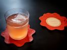 FRILLS coaster | Tableware by OTSI design. Item made of canvas works with minimalism & contemporary style