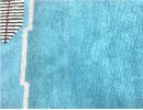 Natural wool rug -handmade rug- Berber rug | Area Rug in Rugs by Marrakesh Decor. Item made of wool works with boho & mid century modern style