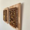 Sculptural Wall Decor – Antique Chinese Giltwood Openwork | Wall Sculpture in Wall Hangings by Loom&Drift. Item composed of wood in country & farmhouse or art deco style