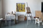 Yellow forest | Oil And Acrylic Painting in Paintings by Rafzstudio.com. Item works with modern style