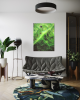 Fresh Leaf - Limited Edition Abstract Giclée Canvas Art | Prints in Paintings by ZYŪMIN. Item made of wood with canvas works with boho & contemporary style