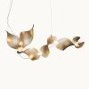 Dune 6 Curve in Metallic Tones Pendant Light | Chandeliers by MOSS Objects. Item made of metal works with contemporary & japandi style