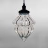 Mint | Pendants by Silica Studio. Item made of glass works with contemporary & art deco style