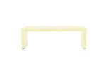 Coffee Table, Light Yellow | Tables by IKON KØBENHAVN. Item composed of wood and ceramic in minimalism or industrial style