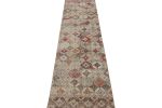 Vintage Zeki Müren Runner Rug with Geometric Pattern | Area Rug in Rugs by Rug and Kilim