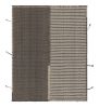 Rug & Kilim's Accent Kilim, Gray Field with Beige Textural | Area Rug in Rugs by Rug and Kilim