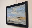 Norman beach 2 | Oil And Acrylic Painting in Paintings by Sophie DUMONT.. Item composed of canvas in contemporary or japandi style