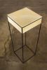 Side Table in Parchment and Metal by Costantini, Marcello | Tables by Costantini Design. Item made of metal