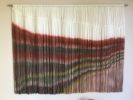 KIMBERLEY Landscape Textile Wall Hanging with Macrame detail | Tapestry in Wall Hangings by Wallflowers Hanging Art. Item composed of fiber in boho or mid century modern style