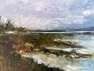 The Land Between - Coastal Painting | Oil And Acrylic Painting in Paintings by Filomena Booth Fine Art. Item composed of canvas compatible with contemporary and coastal style