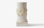 The Snaked Altar Column Compressed Marble Powder Sculpture | Decorative Objects by LAGU. Item composed of marble