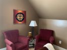 Lioness | Tapestry in Wall Hangings by Quilted Artistry by Renee. Item composed of cotton and fiber
