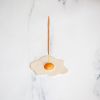 Sunny Side Up Egg Incense Holder | Decorative Objects by Melike Carr