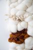 Freckles | Tapestry in Wall Hangings by Keyaiira | leather + fiber. Item made of wood with cotton