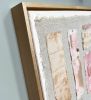 Unconditional; Mixed Media Textile With Semi Precious Stones | Paintings by Michele Spurza. Item made of maple wood & canvas compatible with boho and contemporary style