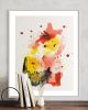 Emotions of the heart paper print | Mixed Media in Paintings by HEIDY GONZALEZ - GONZALEZ ART DESIGN. Item composed of paper compatible with contemporary and art deco style