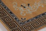 Rug & Kilim’s Chinese Art Deco Rug, Brown with Greek Key | Area Rug in Rugs by Rug and Kilim