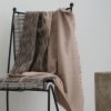 Flo Brwn Throw | Linens & Bedding by Studio Variously. Item made of fabric with fiber