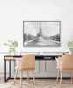 “Eiffel Tower” Paris black & white giclée canvas print | Paintings by Beverly Brown