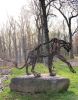 Catamount Large Scale steel sculpture | Public Sculptures by Wendy Klemperer Art Inc | Wildflower Sculpture Park in South Orange. Item composed of steel