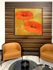 "Poppy" | Paintings by Marina Saba Fine Art. Item composed of canvas in contemporary or modern style
