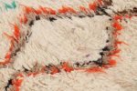 Vintage Moroccan Runner with Polychromatic Diamond Medallion | Area Rug in Rugs by Rug and Kilim