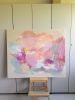 "Brave enough to bloom" | Oil And Acrylic Painting in Paintings by Lina Vonti. Item composed of cotton compatible with contemporary and modern style