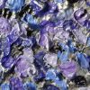 Purple Blossom | Oil And Acrylic Painting in Paintings by DaggArt. Item made of canvas & synthetic
