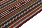 1950s Vintage chaput Kilim style in Multicolor striations | Area Rug in Rugs by Rug and Kilim