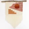 Tapestry with Cholla Cactus Wood | Macrame Wall Hanging in Wall Hangings by Estudio Zanny | Private Residence - Austin, TX in Austin. Item composed of birch wood and fabric