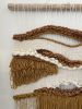 Woven Wall Tapestry | Boho Fiber Art "Desert Glow" | Wall Hangings by Tissage Sauvage. Item composed of wood and cotton in boho or country & farmhouse style