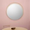 Round Mirror LUNA OAK | Decorative Objects by HACHI COLLECTIONS. Item made of bronze