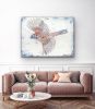 Web of Community- sold | Oil And Acrylic Painting in Paintings by L Rowland Contemporary Art. Item made of wood & synthetic