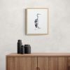 Heron No. 26 : Original watercolor painting | Paintings by Elizabeth Becker. Item composed of paper compatible with boho and minimalism style