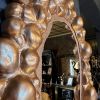 Bronze Arty Mirror "Bubble" Original Art | Decorative Objects by IRENA TONE. Item works with contemporary & eclectic & maximalism style