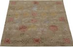 Rug & Kilim’s Spanish European Square Rug with Floral | Area Rug in Rugs by Rug and Kilim