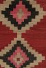 Vintage Shahsavan Persian Kilim in Red, Beige & Black | Area Rug in Rugs by Rug and Kilim