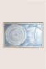 Circles C3048 B | Mixed Media by Michael Denny Art, LLC. Item composed of bamboo and canvas in minimalism or contemporary style