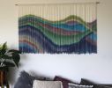 WANDERER Large Bohemian Flowing Multi color Wall Tapestry | Macrame Wall Hanging in Wall Hangings by Wallflowers Hanging Art. Item composed of oak wood & wool compatible with boho and country & farmhouse style