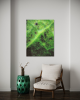 Fresh Leaf - Limited Edition Abstract Giclée Canvas Art | Prints in Paintings by ZYŪMIN. Item made of wood with canvas works with boho & contemporary style