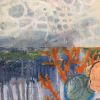 Construction Site | Oil And Acrylic Painting in Paintings by Kathy Ferguson Art. Item composed of canvas & synthetic
