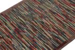 Vintage Turkish Burdur Rug with Polychromatic Striae pattern | Area Rug in Rugs by Rug and Kilim